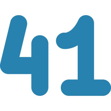 Düz dizaynda 4 numaralı simge. Bağımsızlık Günü ABD ülke sembolü illüstrasyonu.