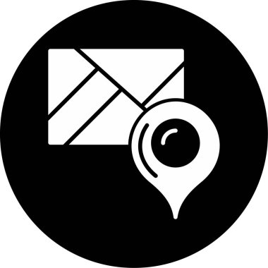 konum pin simgesi vektör illüstrasyonu