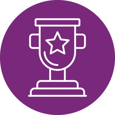 kupa simgesi vektör illüstrasyonu