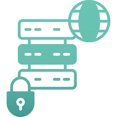 ikon vektör illüstrasyonunu kilitle