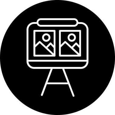 fotoğraf makinesi simgesi, vektör illüstrasyonu