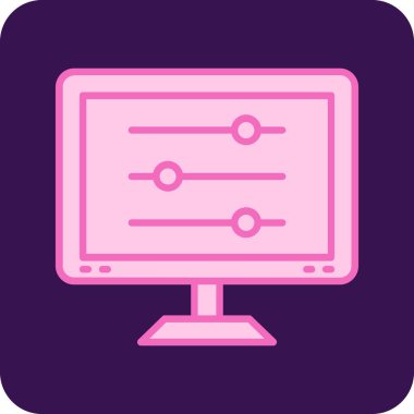 izleyici ikon vektör illüstrasyonu