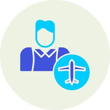 Uçak. Web simgesi basit illüstrasyon