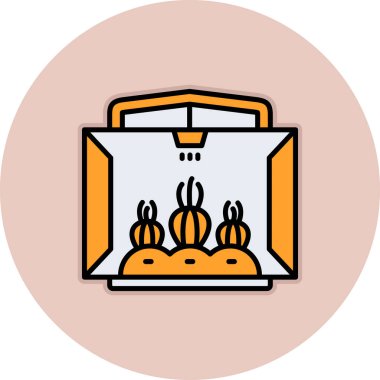 Bir b simgesinin vektör illüstrasyonu