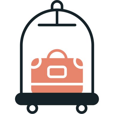 çanta çanta simgesi doldurulmuş taslak biçimi