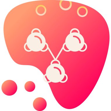 Beyni olan bir bulutun vektör çizimi