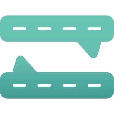 Sohbet simgesi vektör illüstrasyonu