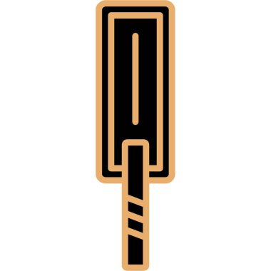 Tahta bir işaretin vektör illüstrasyonu