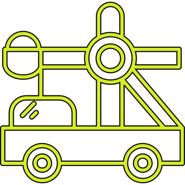 Bir arabanın vektör illüstrasyonu