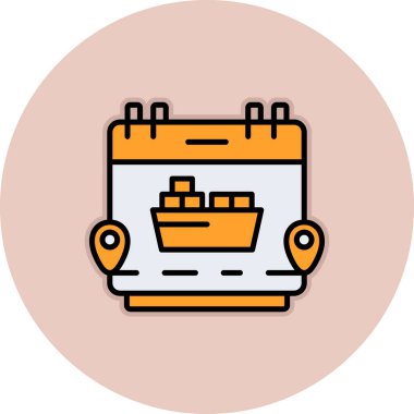 Seyahat Gemisi Simgesi Vektörü