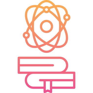 atom. Web simgesi basit illüstrasyon