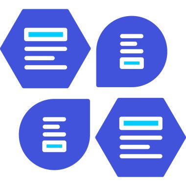 veritabanı simgesi. düz biçim vektör çizimi beyaz arkaplanda izole edildi.