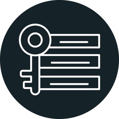 Belge. Web simgesi basit illüstrasyon