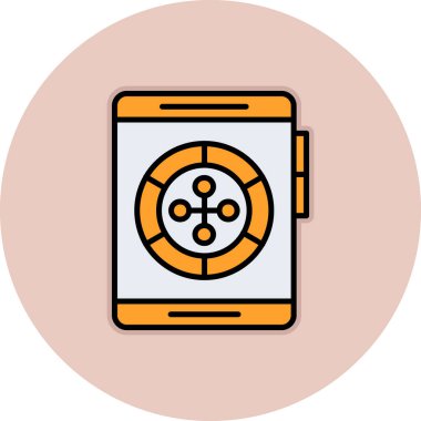 seo modern simgesinin vektör illüstrasyonu