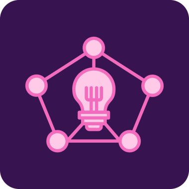 Geri dönüşüm ikonlu insan eli ampulü siyah arkaplanda izole edilmiş şekilde tutuyor. Çevre fikrini sakla. Renkli taslak konsepti. vektör