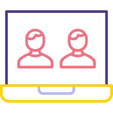 Web simgesi vektör illüstrasyonu