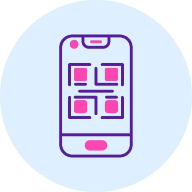 - Telefon. Web simgesi basit tasarım