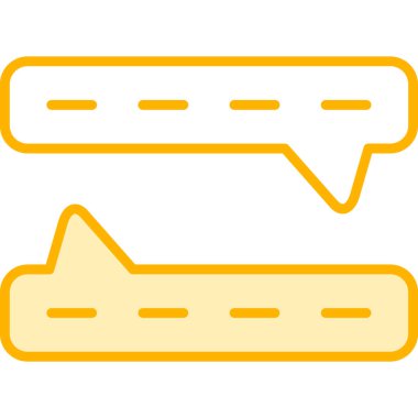 sohbet web simgesi basit tasarım, vektör