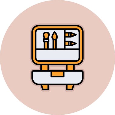 tablo simgesi vektör illüstrasyonu