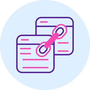 Belge simgesinin vektör illüstrasyonu