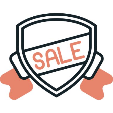 satış etiketi vektör illüstrasyonu