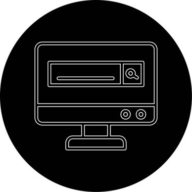 seo modern simgesinin vektör illüstrasyonu