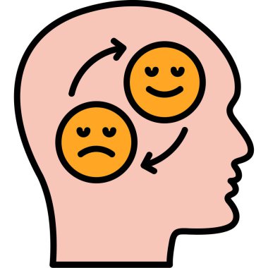 Gülümseyen bir insan kafası