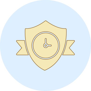 Rozet simge vektör çizim