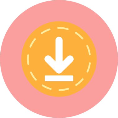 Düz biçimli ok yönü simgesi