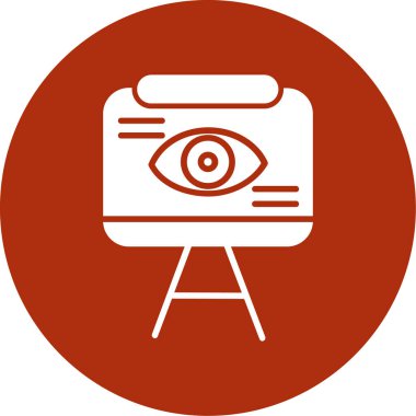 Kamera simgesi, basit vektör illüstrasyonu