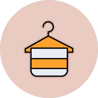 Ev. Web simgesi basit illüstrasyon