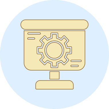 seo modern simgesinin vektör illüstrasyonu