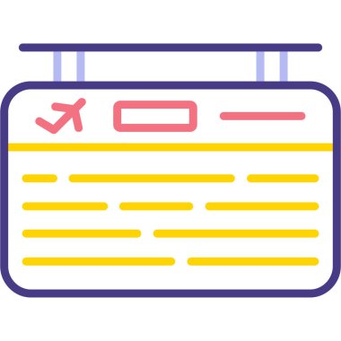 Bilet. Web simgesi basit illüstrasyon