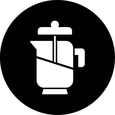 kahve ikonu vektör illüstrasyonu