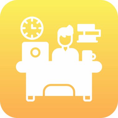 Beyaz arka planda izole edilmiş sarı bir kanepe simgesi.