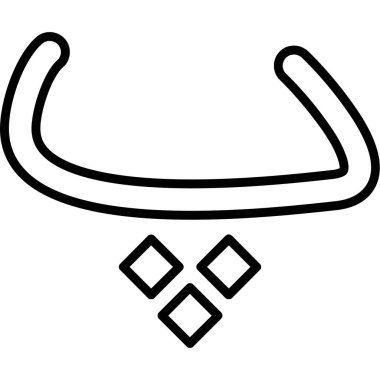 At nalı. Web simgesi basit illüstrasyon