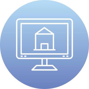 Modern simgenin vektör illüstrasyonu