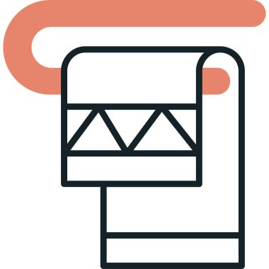 Bayrak ikonu vektör illüstrasyonu. bayrak