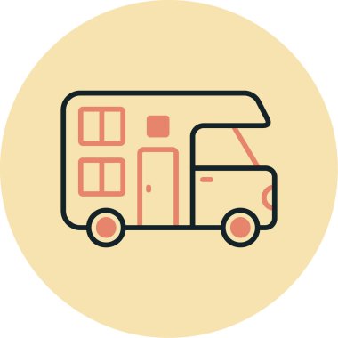 Teslimat. Web simgesi basit illüstrasyon