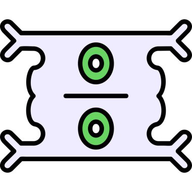 Bilardo ikonu. anahat bilardo vektör simgesi rengi düz izole