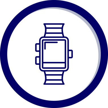 watch simge vektör çizim