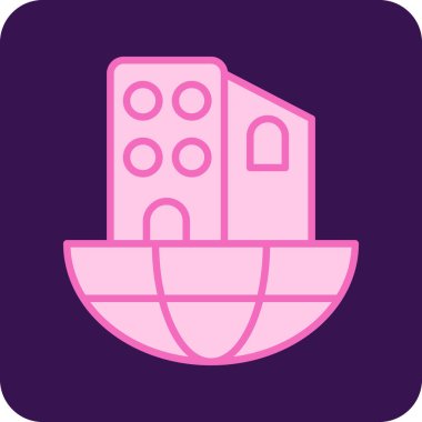 Gemi simgesi vektör illüstrasyonu