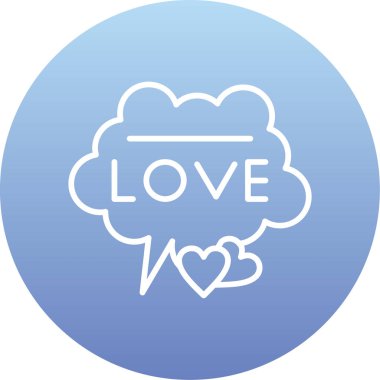 Bulut simgesi vektör illüstrasyonu