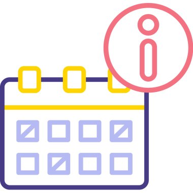 İş yönetimi kategorisinde takvim tarihi simgesi