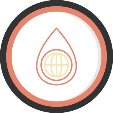 Bırak. Web simgesi basit illüstrasyon