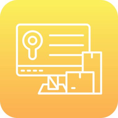 Arama vektörü simgesi simgesi