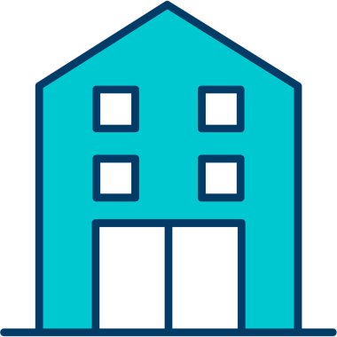 konut simgesi oluşturma - taslak biçimi