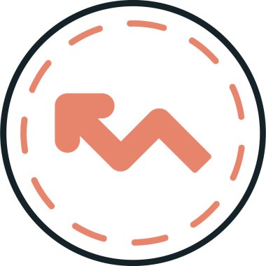 ok simgesinin vektör illüstrasyonu