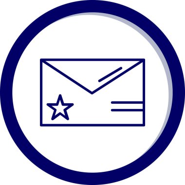 E- posta simgesi vektör illüstrasyonu