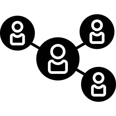 Bağlantılar web simgesi, vektör illüstrasyonu